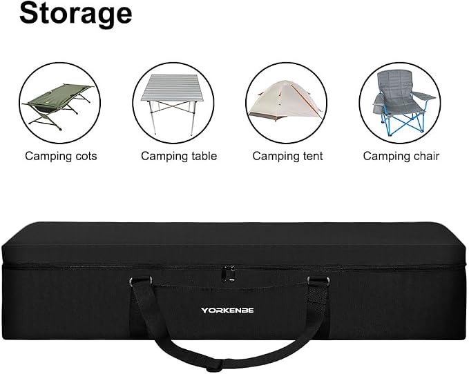 Camp Kitchen Organizer & Camping Chair Replacement Bag, with Hanging Hooks & Large Zipper Mouth, Multi-pocket Waterproof Camping Storage for Travel Outdoor Camping