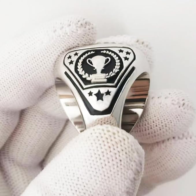 12 Pcs Baseball Championship Ring Trophy Award Gift Tournament Championship Ring Winner Tournament Team, from Size 8 to 11,