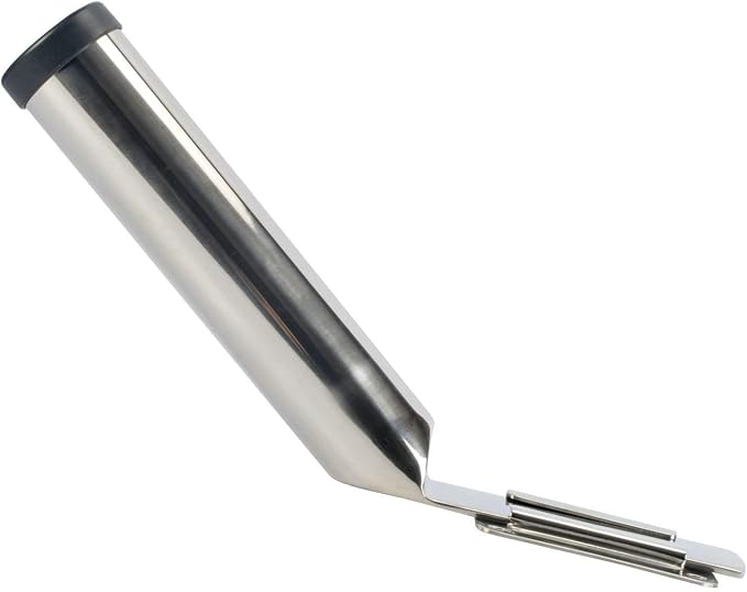Amarine Made Set of 2 Stainless Steel Slide Mount Removable Fishing Rod Holder
