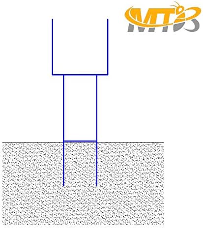H Frame Wire Stakes 30 x10 inch 9 Gauge Galvanized Wire -Yard Sign Stakes Fit for 4mm, 5mm Corrugated Signs, Heavy Duty Metal Step Stakes, Pack of 10