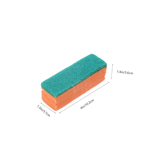YARNOW 4pcs Professional Skateboard Grip Tape Cleaner Wear-Resistant Remover for Easy Cleaning The Go Compact Green Orange