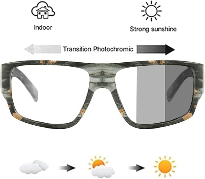 willochra Wrap Around Safety Glasses with Readers full lens Reading Glasses Men Transition Photochromic Sunglasses