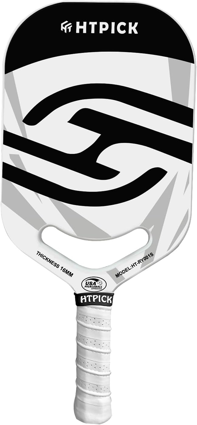Pickleball Paddles | T700 Carbon Fiber Pickleball Paddle with Aero Throat | Hot-Press Moulding | 16mm Polymer Core | Specifically Engineered for Swing Speed and Manoeuvrability