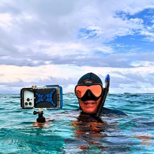 Tidal Mask-Advanced Anti Fog Diving Mask for Scuba Diving, Snorkeling, Free Diving&Swimming. Wide-Angle Tempered Glass Single Lens.
