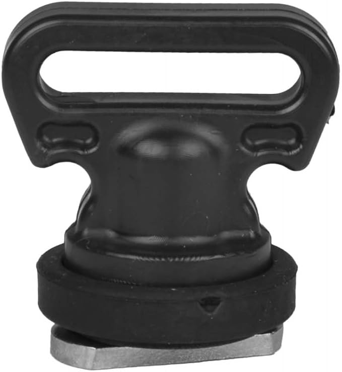 YakAttack Vertical Tie Down Kit, 2 Pack | SUP Leash Plug Adapter Mounts with J-Hooks & Tie Downs | Secure Cooler or Gear with 1–1.5” Straps (Not Included) | Made in USA