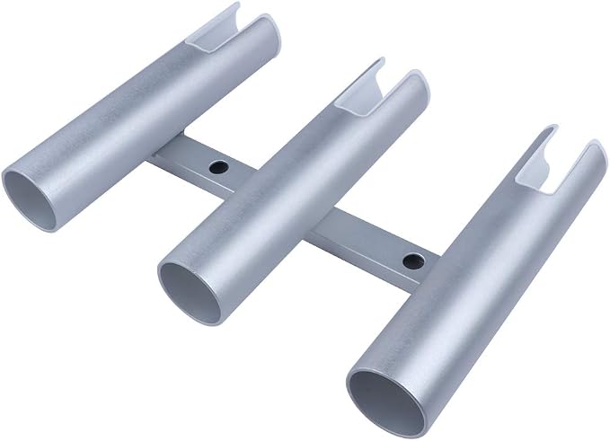 Aluminium Wall-Mounted Fishing Rod Holder for Boat, Garage & Marine - Holds Rods & Poles
