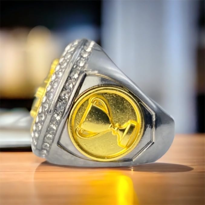 Legacy Rings 1 or 12 Pack Baseball Softball Championship Trophy Ring Champion Award for Men Male Player Two-Tone Silver and Gold Color