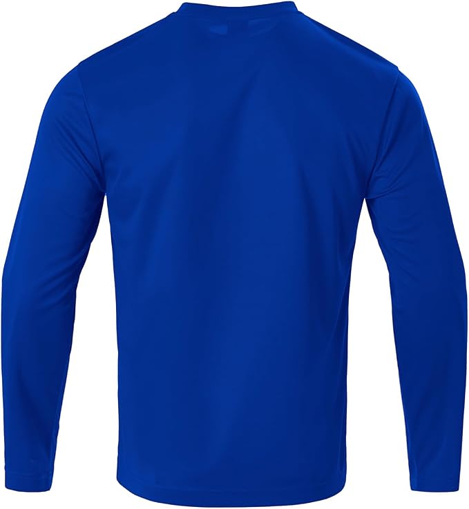 Mens Long Sleeve T-Shirts Casual Crew Neck Tee Shirt Summer Soft Running Swimming Cycling Fishing Tops