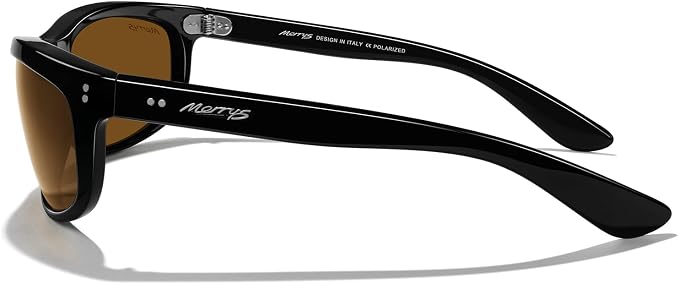 MERRY'S Wrap Around Sport Polarized Sunglasses for Men Women Driving Fishing UV400 Protection