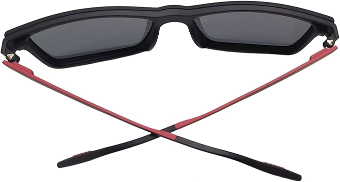 Circleperson Clip on Sunglasses for Men Magnetic glasses 2 in 1 Polarized Big Size 57-16-142