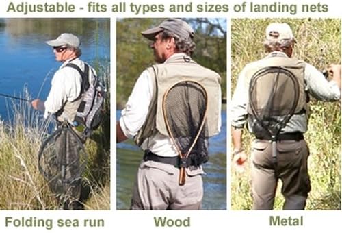 Smith Creek Net Holster, Belt-Mounted Landing Net Holder