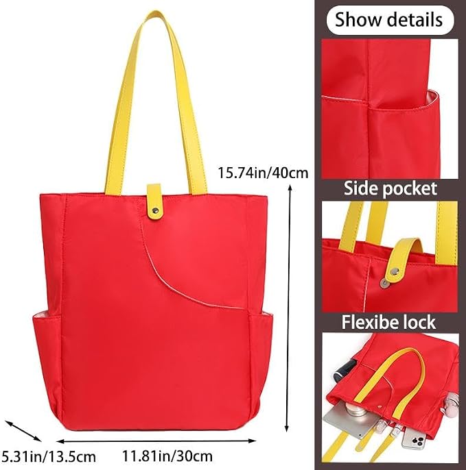 harayaa Pickleball Racket Bag Pickleball Tote Bag Pickleball Shoulder Bag Pickleball Handbag Versatile Polyester Construction Handle Roomy
