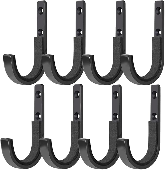 Metal Gun Rack Storage Rifles Shotgun Hooks Wall Mount Hangers for Any Rifles Shotguns Archery Bow with Soft Padding and Heavy Duty Steel…