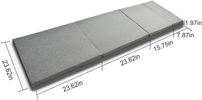 HJAHHSM Memory Foam Floor Mattress Bed Sleeping Portable Pad Foldable