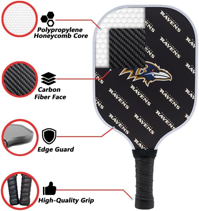 Parrot Paddles NFL Green Bay Packers Sport Pickleball Paddle