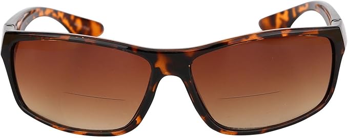 Mass Vision 'The Driver' 2 Pair of Unisex Bifocal Reading Sunglasses with High Definition Amber Lenses - UV400 Protection