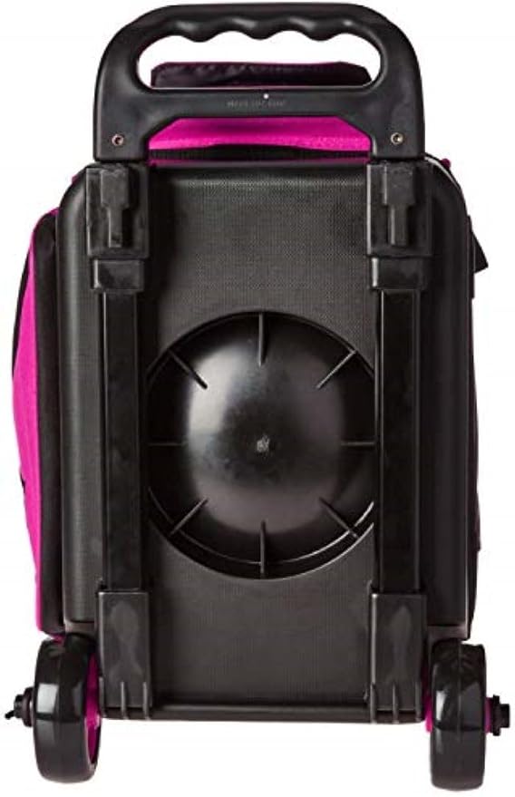 BSI Dash Roller Bowling Bag with Smooth Rolling Wheels, Padded Ball Compartment, Retractable Locking Handle, & Shoe Pocket