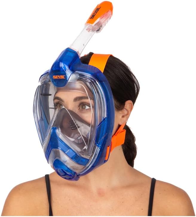 SEAC Magica Full Face Snorkeling Mask Comfortable for Smaller Faces