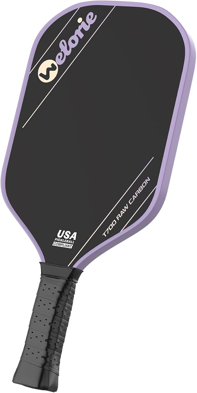Pickleball Paddles for Men and Women,T700 Carbon Fiber Pickleball Racket with 16mm Polypropylene Honeycomb Core, Ultimate Spin & Consistency for Intermediate Level Players