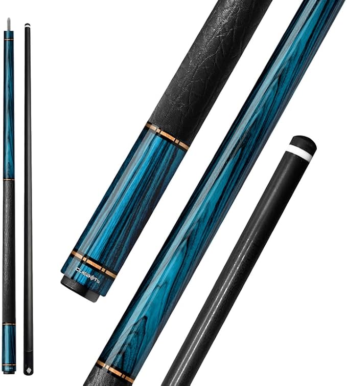 Series, Glass Fiber Pool Cue Stick, Uni-QR, 3/8-10, 5/16-18 Joint, Synthetic Leather Grip, 29" Glassfiber Shaft, 7-Layer Microfiber Tip