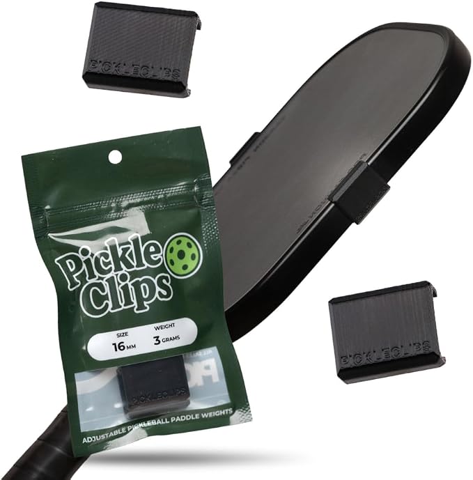 Pickleball Paddle Weight Bundle | 3-Gram + 2-Gram Clips (12 Total) | Adjustable Tuning System for 16mm Paddles, Lead-Free, Customize Balance and Sweet Spot