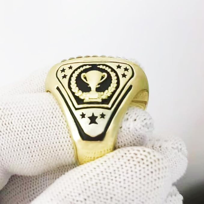 12 Pcs Baseball Championship Ring Trophy Award Gift Tournament Championship Ring Winner Tournament Team, from Size 8 to 11,