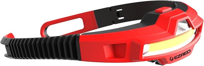 EZRED EZNP45HL 450 Lumen 2-in-1 Folding Headlight, Red
