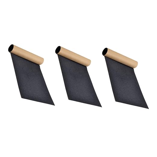 Convenient Grip Tapes 3pcs Skateboard Tape for Skateboard Deck Sandpaper