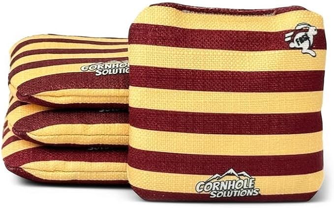 Cornhole Solutions Cornhole Bags Set of 8 – Regulation Pro Style 6x6 – Resin Filled + Tote Bag