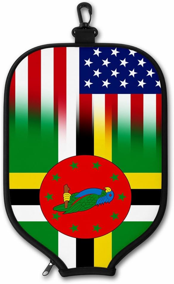 ExpressItBest Pickleball Paddle Cover, Neoprene Paddle Protector with Zipper and Snap Hook, Fits Most Standard Pickleball Paddles