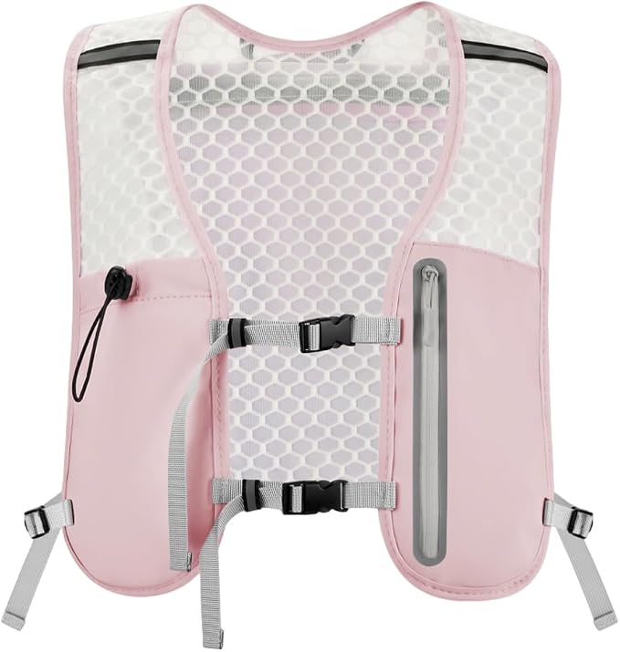 Running Vest for Women Men Hydration Backpack with 500ml Soft Flask Lightweight Water Pack