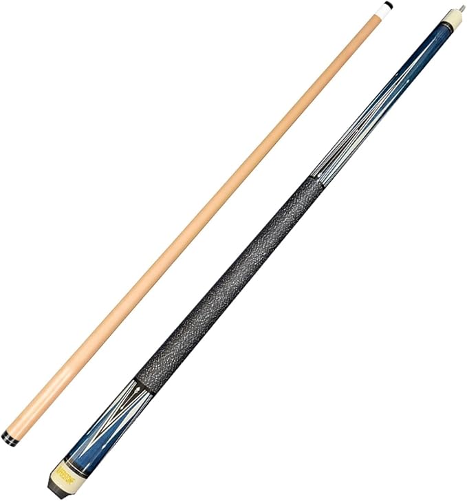 SUPERDIAMOND Pool Cue Stick Set Billiard Cue Sticks with Hard Case, 2-Pieces 58" Pool Table Sticks, 12.5 mm Tip Pool Queue,Pool Stick Set for Home Recreation, Billiards Clubs, Training