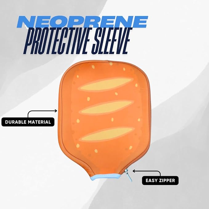 Neoprene Funny Pickleball Paddle Cover – Durable & Lightweight Protective Case with Hilarious Design, Fits Most Standard Paddles