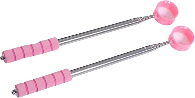 Golf Ball Retriever, 8.5ft Telescopic Stainless Steel Lightweight Golf Ball Grabber, Club Scooper with Anti Slip Handle for Water Hazards and Course Use