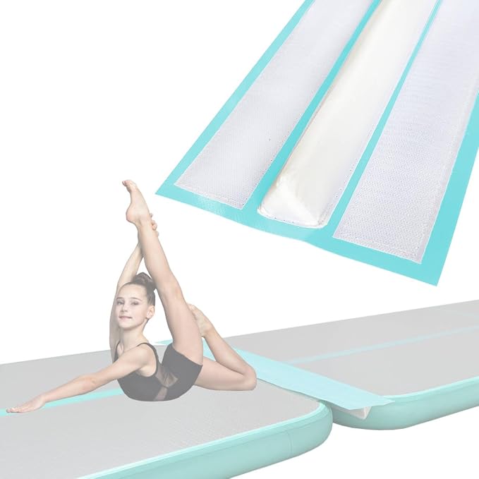 GLANT 3ft/6ft Air Mat Tumble Track Connector Tape for Inflatable Tumbling Gymnastic/Yoga/Camping White（NEW） (40)