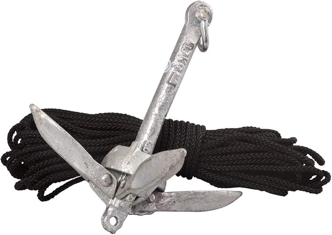 Scotty #797 Anchor Pack w/ 1.5-Pound Anchor Line in Watertight Jar,BLACK,Small | climbing-aid-gear-hardware