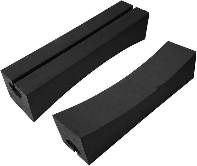 Soft EVA Car Roof Racks Bars for Surfboard Kayak Stand Up Paddle, Easy to Carry and Store, Effective Car Roof Rack for Adventures, Black, 2 Pack