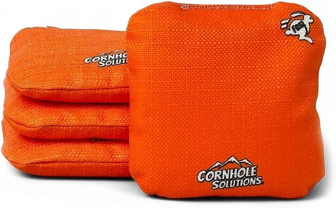 Cornhole Solutions Cornhole Bags Set of 8 – Regulation Pro Style 6x6 – Resin Filled + Tote Bag
