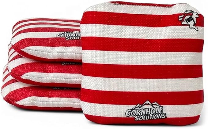 Cornhole Solutions Cornhole Bags Set of 8 – Regulation Pro Style 6x6 – Resin Filled + Tote Bag