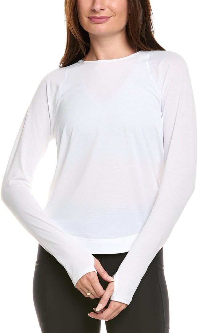 Sweaty Betty Women's Breathe Easy Crewneck Workout Long Sleeve Top