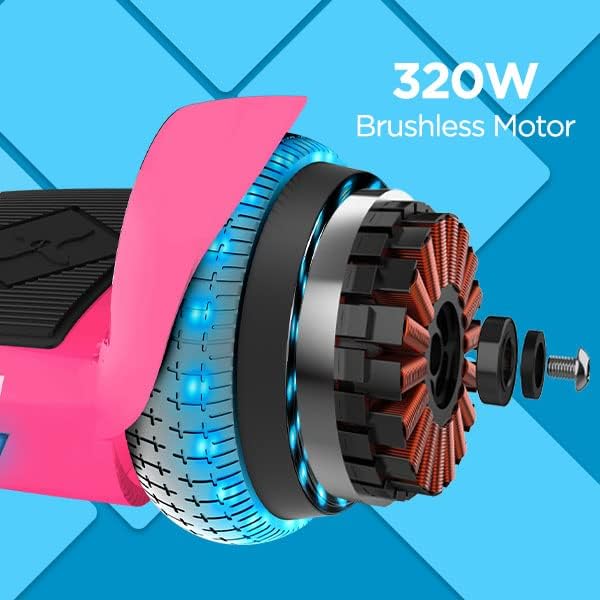 Hover-1 i-200 Electric Self Balancing Scooter with 7MPH Top Speed, 6 Mile Range, 6HR Full-Charge, Built-In Bluetooth Speaker, Rider Modes: Beginner to Expert