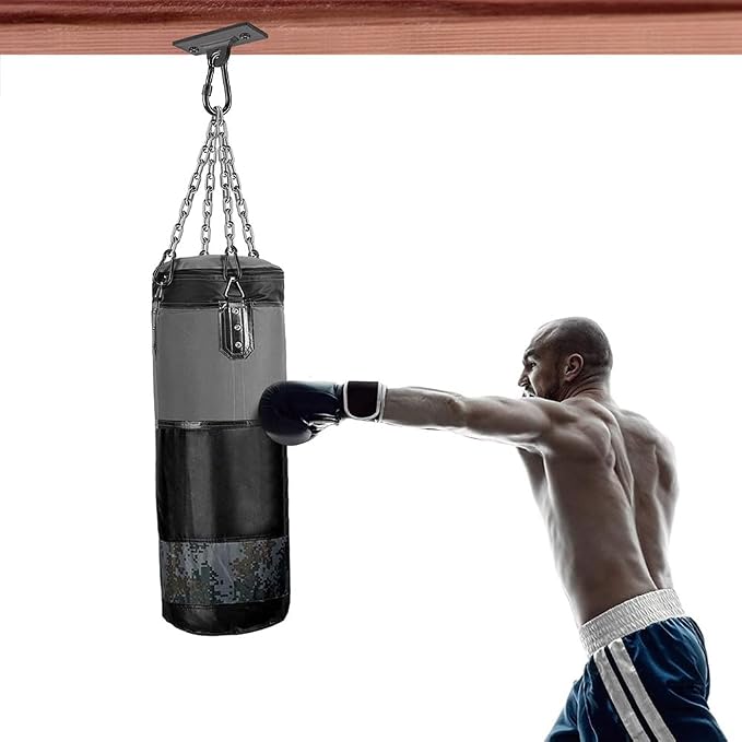 Dolibest Heavy Bag Hangers & Brackets - Ceiling Mount with Carabiner for Strength Training, Aerial Yoga & Resistance Bands