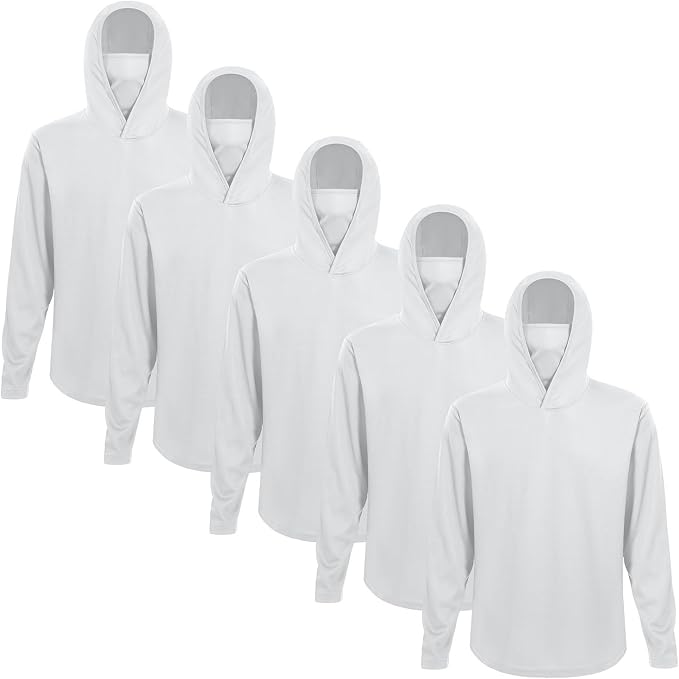 Mens Long Sleeve T-Shirts Casual Crew Neck Tee Shirt Summer Soft Running Swimming Cycling Fishing Tops
