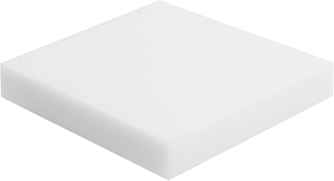 FOAMYFOAM 6Pack of High Density 6 inch Thick, 18 inch Wide, 18 inch Long Upholstery Foam, Cushion Replacement