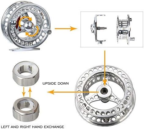 3/4 5/6 7/8 9/10WT Fly Fishing Reel with Line Combo 3 5 8 WT Fly Line Backing Leader CNC Machined Fly Reel