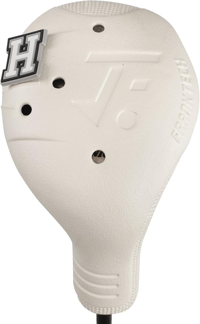 Snap-On Golf Club Covers for Right-Handed Golf Clubs, Easy On Off in 1 Second, Fits 460cc Drivers, Washable EVA Plastic with Shaft Lock, DIY Pins for Customization