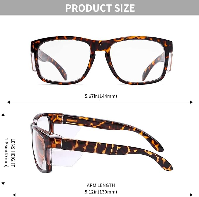 Z87Anti-Fog Photochromic Blue Light Blocking Safety GlassesUV400 Impact Resistant Protective Eyewear, for Men Women