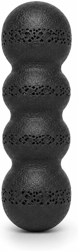 Double Peanut Massage Roller for Deep Tissue Relief, Spinal Alignment Gap, Micro-Perforation Texture, Back, Neck & Leg Recovery