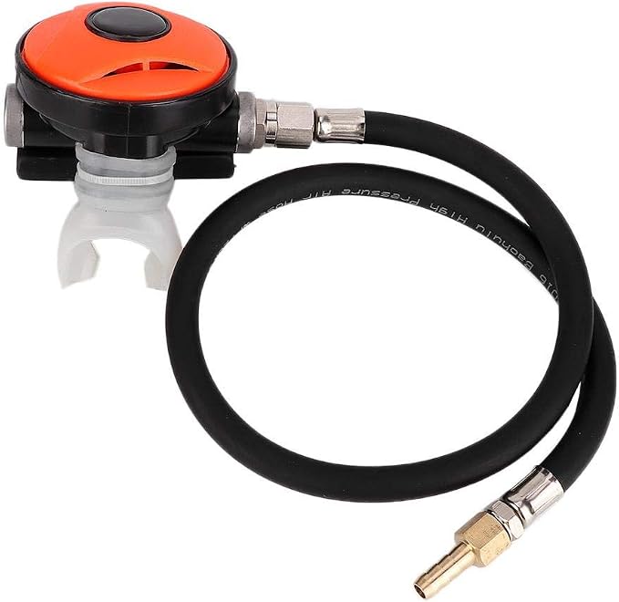 Tbest Regulator, Diving Mouth Piece Dive Snorkel 2nd Stage Regulator Diving Explorer with Mouthpiece Diving Equipment Accessory for Diving Snorkeling Underwater Erogatore Subacqueo