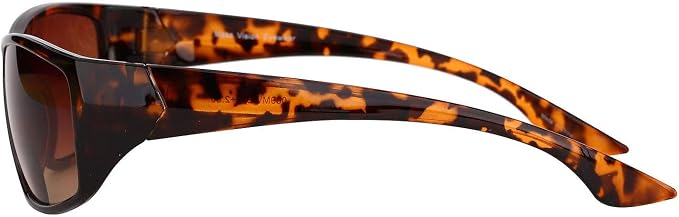 Mass Vision 'The Driver' 2 Pair of Unisex Bifocal Reading Sunglasses with High Definition Amber Lenses - UV400 Protection